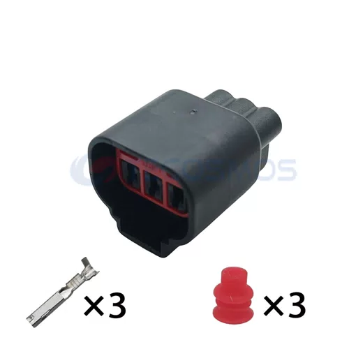 3-Pin Female E-5756 Crankshaft Camshaft Sensor Plug Waterproof ABS/Nylon Wire Harness for Car Copper Contact Material - image 4